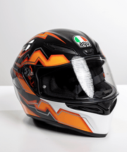 AGV K1 KRIPTON BLACK/ORANGE HELMET