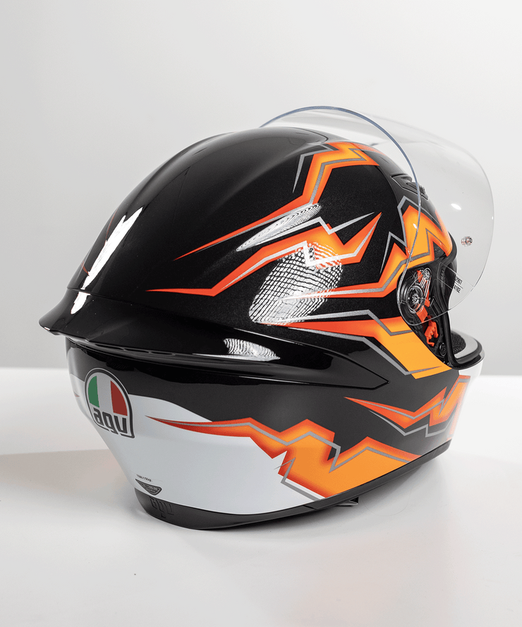 AGV K1 KRIPTON BLACK/ORANGE HELMET