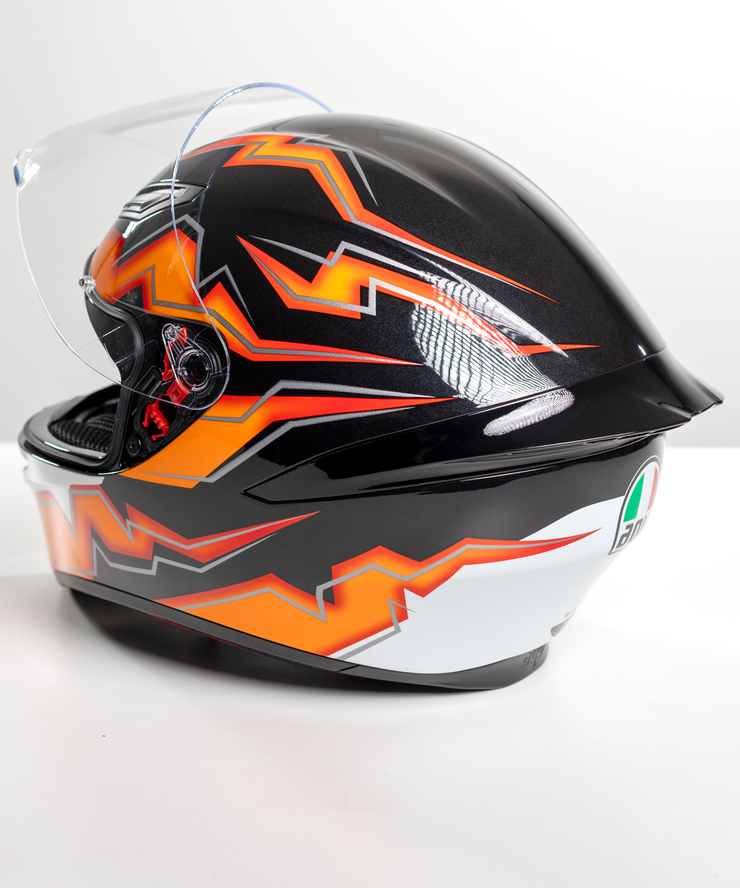 AGV K1 KRIPTON BLACK/ORANGE HELMET