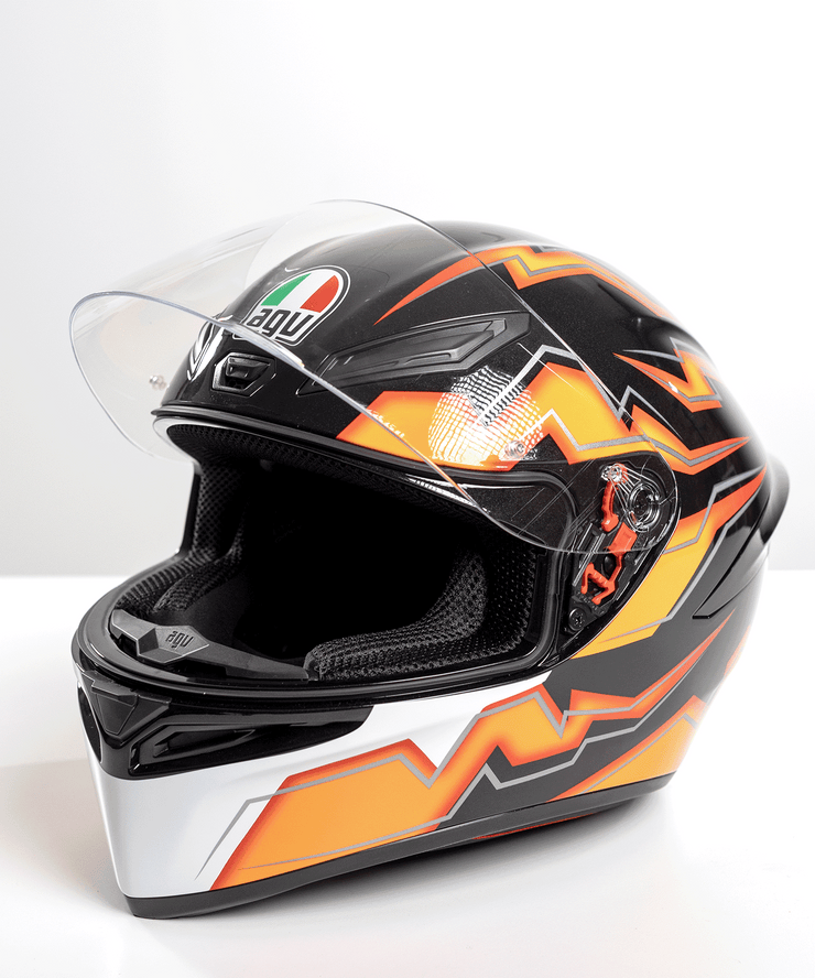 AGV K1 KRIPTON BLACK/ORANGE HELMET