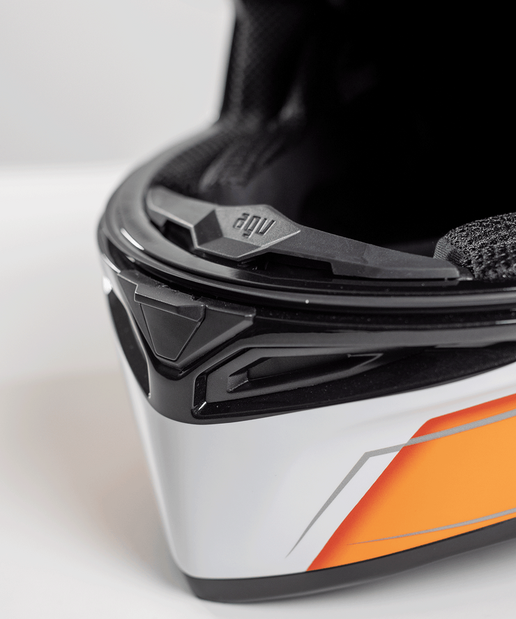 AGV K1 KRIPTON BLACK/ORANGE HELMET