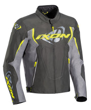 IXON 🇫🇷 COBRA ANTHRACITE/GREY/BRIGHT YELLOW TEXTILE JACKET