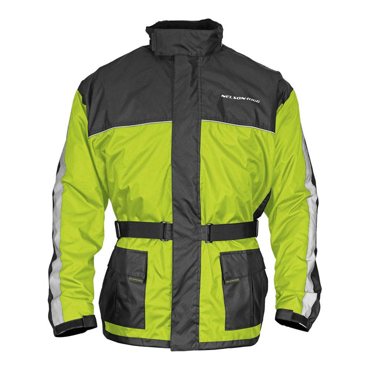 NELSON-RIGG SOLO STORM RAIN JACKET HI-VIZ YELLOW/BLACK