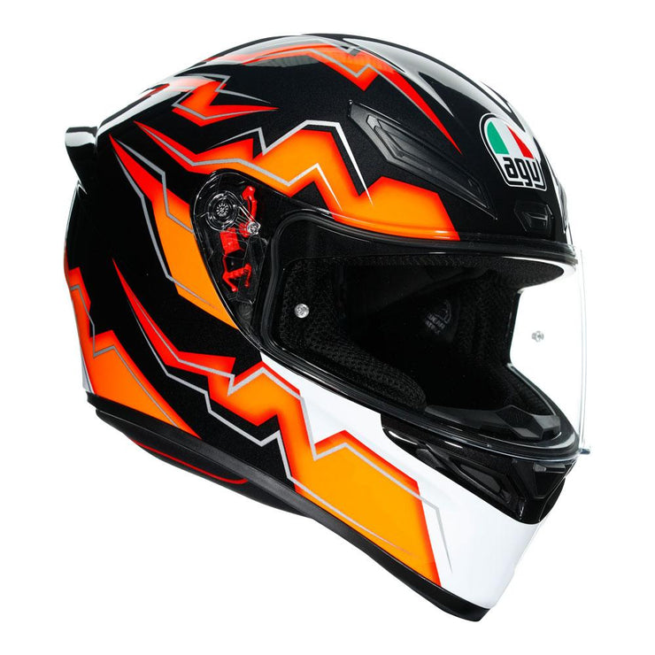 AGV K1 KRIPTON BLACK/ORANGE HELMET