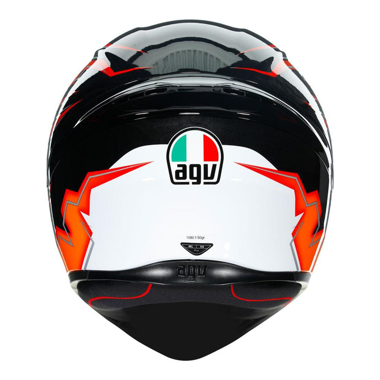 AGV K1 KRIPTON BLACK/ORANGE HELMET