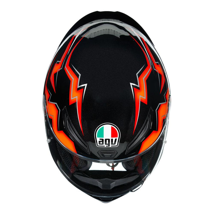 AGV K1 KRIPTON BLACK/ORANGE HELMET