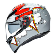 AGV K3 SV - BUBBLE GREY/WHITE HELMET