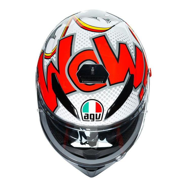 AGV K3 SV - BUBBLE GREY/WHITE HELMET