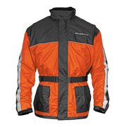 NELSON-RIGG SOLO STORM RAIN JACKET HI-VIZ ORANGE/BLACK