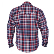 OXFORD 🇬🇧 KICKBACK PROTECTIVE RIDING SHIRT CHECKER RED/BLUE