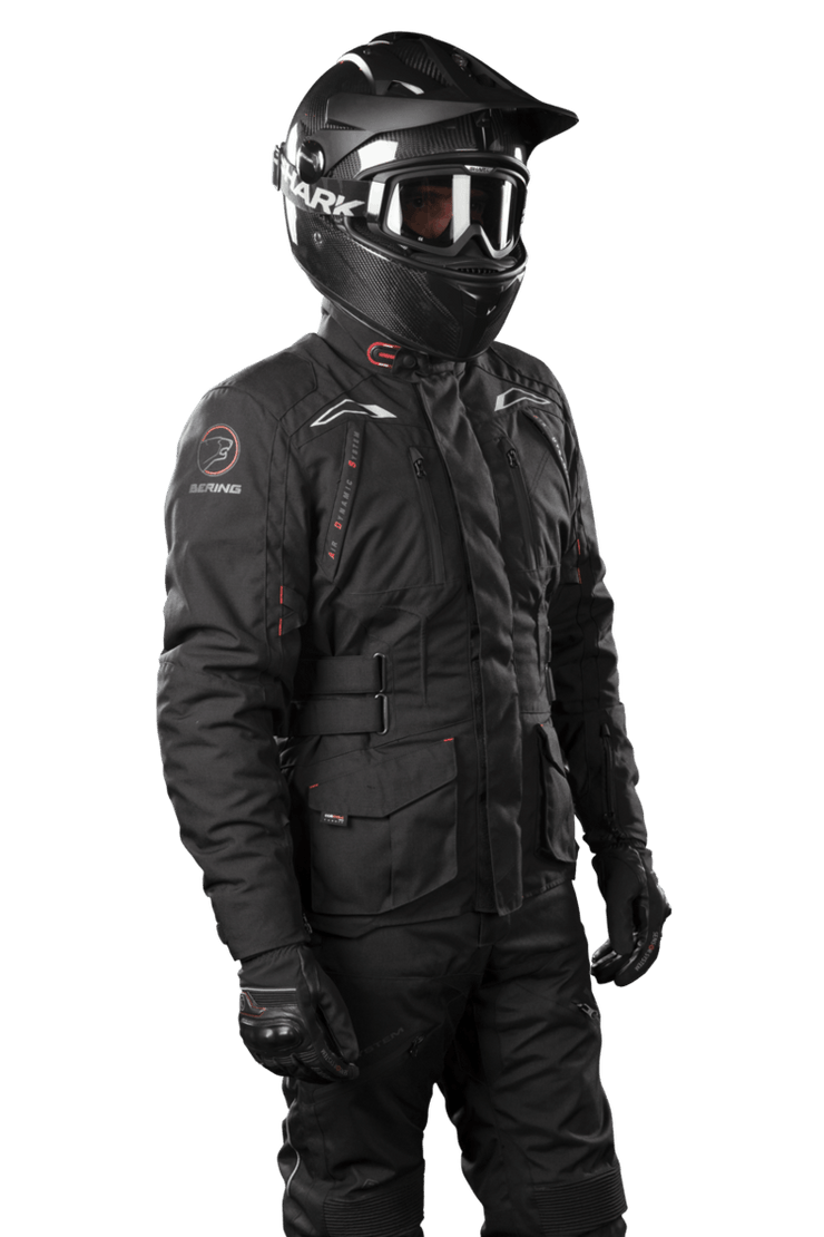 BERING 🇫🇷 QUEBEC (GORE-TEX) MOTORCYCLE JACKET - BLACK