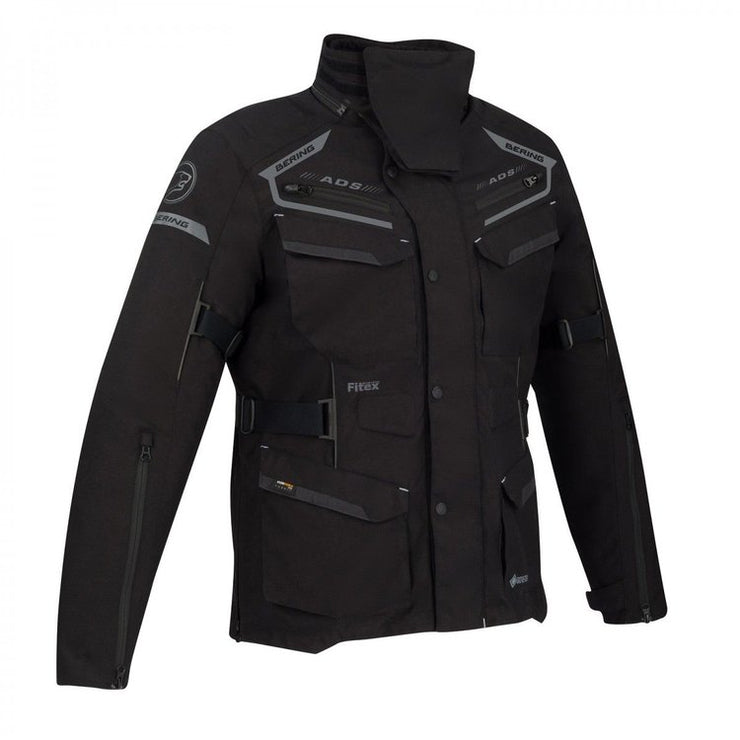 BERING 🇫🇷 MINSK (GORE-TEX) MOTORCYCLE JACKET BLACK/SILVER