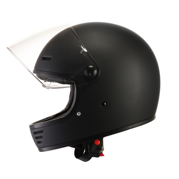 ELDORADO E70 RETRO MATTE BLACK HELMET