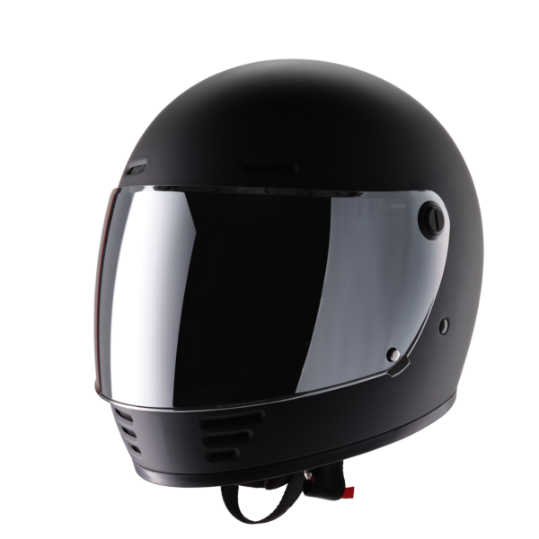 ELDORADO E70 RETRO MATTE BLACK HELMET