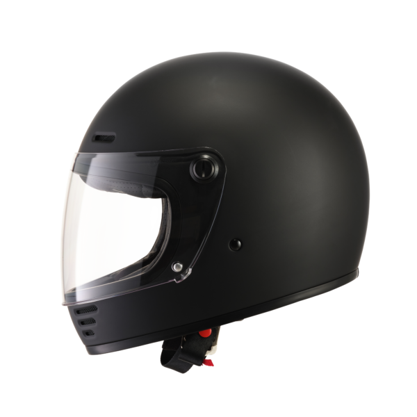 ELDORADO E70 RETRO MATTE BLACK HELMET