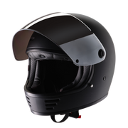 ELDORADO E70 RETRO MATTE BLACK HELMET