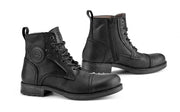 FALCO KASPAR MATTE BLACK LEATHER RIDING BOOTS