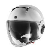 SHARK NANO BLANK WHITE HELMET