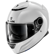 SHARK SPARTAN BLANK WHITE HELMET