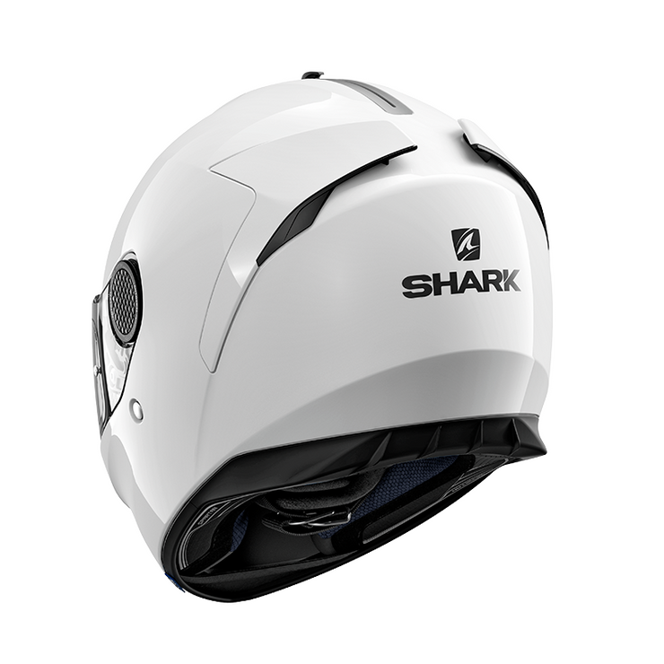 SHARK SPARTAN BLANK WHITE HELMET