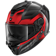 SHARK SPARTAN GT CARBON SHESTTER CARBON/RED HELMET