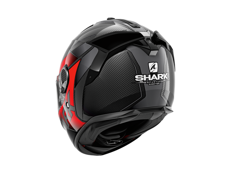 SHARK SPARTAN GT CARBON SHESTTER CARBON/RED HELMET