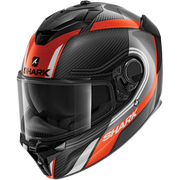 SHARK SPARTAN GT CARBON TRACKER ANTHRACITE/WHITE HELMET