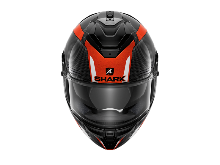 SHARK SPARTAN GT CARBON TRACKER ANTHRACITE/WHITE HELMET