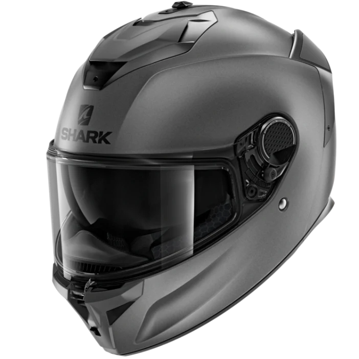 SHARK SPARTAN GT BLANK MATTE ANTHRACITE HELMET