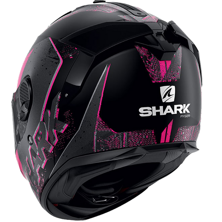 SHARK SPARTAN GT RYSER MATTE BLACK/ANTHRACITE/VIOLET HELMET