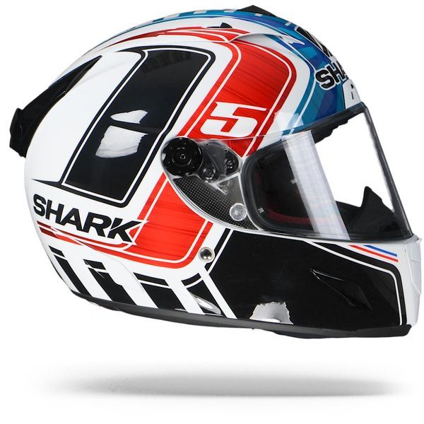 SHARK RACE R PRO ZARCO 2018 FRANCE GP WHITE/BLUE/RED HELMET