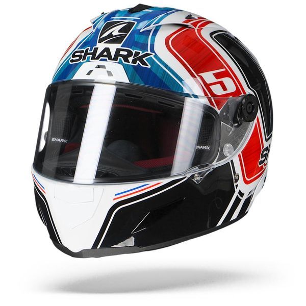 SHARK RACE R PRO ZARCO 2018 FRANCE GP WHITE/BLUE/RED HELMET