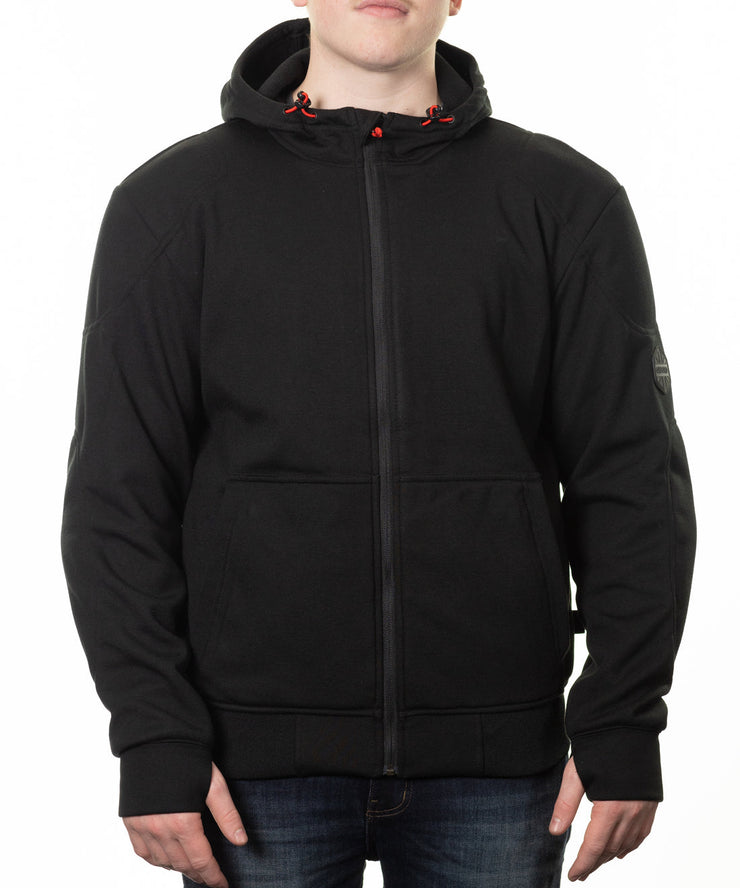 OXFORD 🇬🇧 SUPER MOTORCYCLE RIDING HOODIE 2.0 JACKET - BLACK