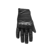 PANDO MOTO ONYX PERFORATED SUMMER LEATHER GLOVES BLACK