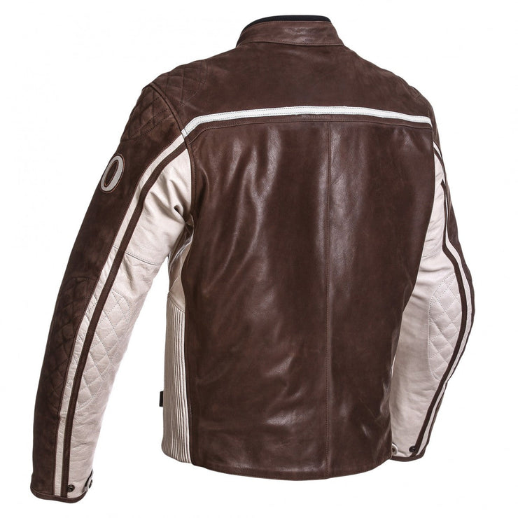 SEGURA 🇫🇷 JONES MENS LEATHER JACKET BROWN/TAN