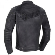 SEGURA 🇫🇷 STRIPE LEATHER MOTORCYCLE JACKET BLACK EDITION - CE Level AAA Rated