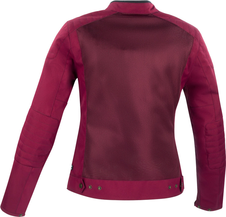 SEGURA 🇫🇷 OSKAR WOMENS MESH SUMMER JACKET - BURGANDY