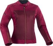 SEGURA 🇫🇷 OSKAR WOMENS MESH SUMMER JACKET - BURGANDY