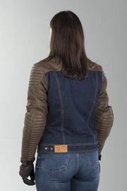 SEGURA 🇫🇷 ORIANA WOMENS LEATHER/DENIM JACKET