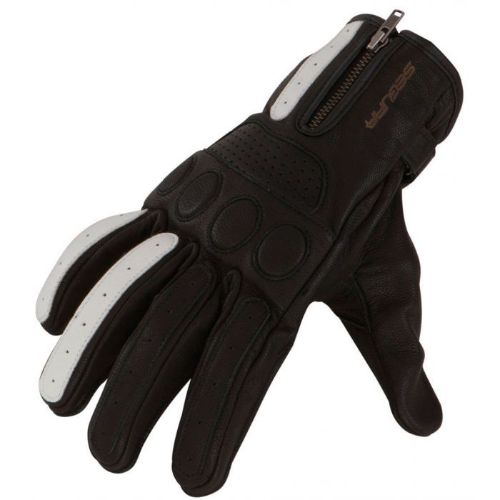 SEGURA GOOZE SUMMER LEATHER GLOVES - BLACK