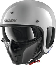 SHARK S DRAK BLANK WHITE HELMET