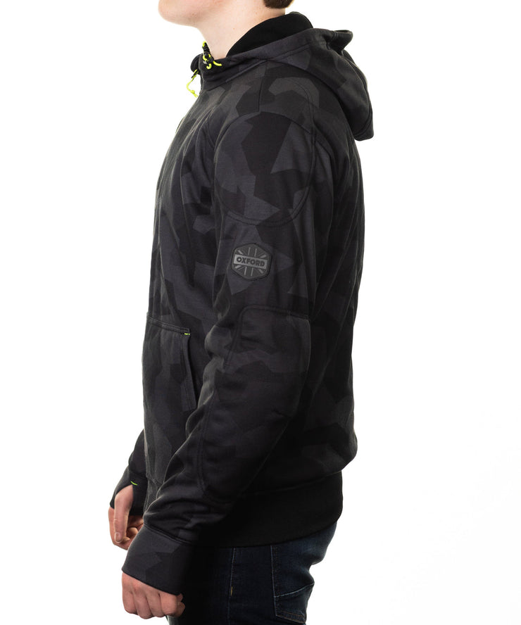 OXFORD 🇬🇧 SUPER MOTORCYCLE RIDING HOODIE 2.0 JACKET - GREY CAMO