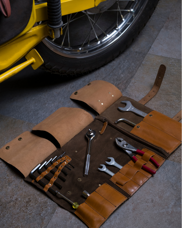 TRIP MACHINE TOOL ROLL TOBACCO/TAN