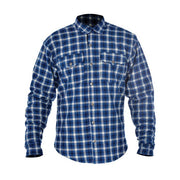 OXFORD 🇬🇧 KICKBACK PROTECTIVE RIDING SHIRT CHECKER BLUE/WHITE