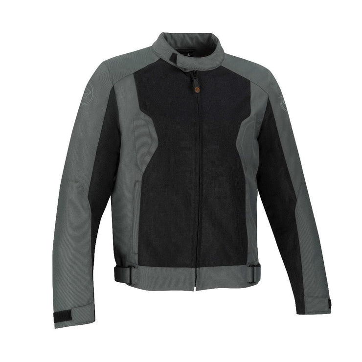 BERING 🇫🇷 RIKO MOTORCYCLE GREY/BLACK JACKET