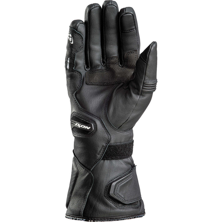 IXON PRO APOLLO LEATHER BLACK WINTER GLOVES