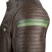 SEGURA 🇫🇷 COBRA MOTORCYCLE JACKET BROWN - CE Level AAA Rated